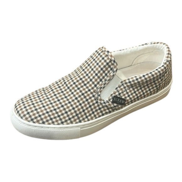 J. Crew Plaid Road Trip Slip-on Plaid Casual Sneakers Women’s Size 7 - Picture 13 of 13
